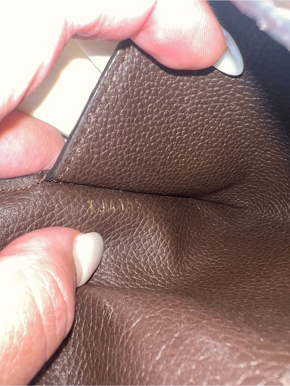 Louis Vuitton Monogram Empreinte Key Pouch / Key Holder Wallet Brown Leather - Picture 4 of 5